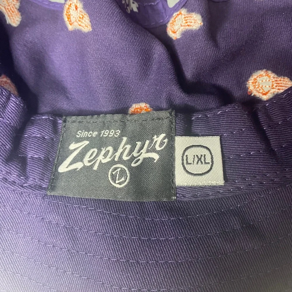 Zephyr Phoenix Suns NBA Kids Bucket Hat Purple All Over Logo L/XL NWT